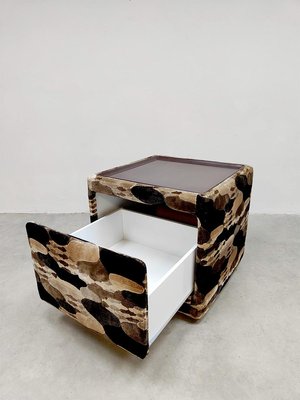 Vintage Camouflage Box Cabinet Nightstand, 1970s-BW-1793942