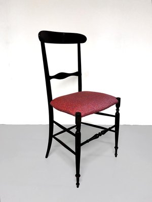 Vintage Campanino Chiavari Chair with Rubelli Fabric by Levaggi-YTI-890383