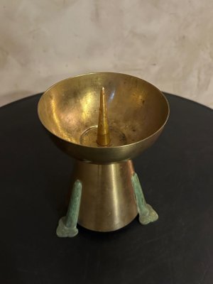 Vintage Candleholder in Brass, 1950-BFK-1807187