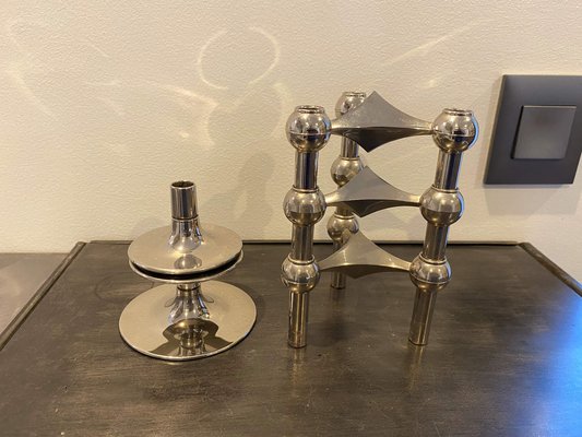 Vintage Candleholders, 1970, Set of 4-ZYJ-1734284