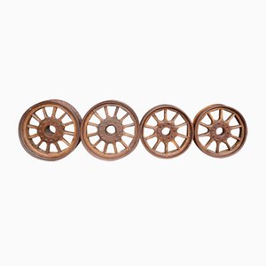 Vintage Car Spokes, Set of 4-TAT-1343760