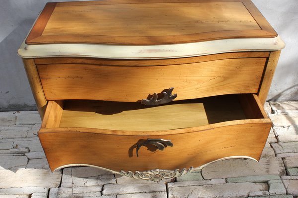 Vintage Carved Commode with Brass Accent Handle, 1960s-UWJ-1414117