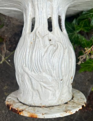 Vintage Cast Iron Mushroom Candle Garden Lantern-WZZ-1326383