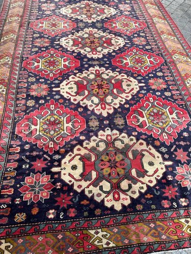 Vintage Caucasian Azerbaijan Rug, 1950s