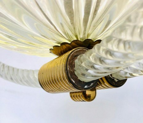 Vintage Ceiling Lamp from Barovier & Toso, 1940s-ZLY-541211