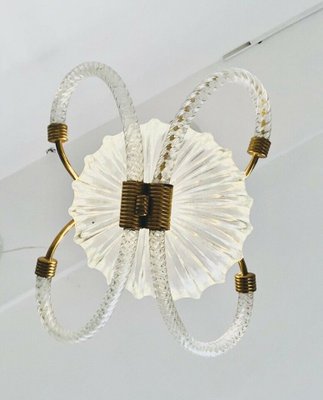 Vintage Ceiling Lamp from Barovier & Toso, 1940s-ZLY-541211