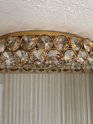 Vintage Ceiling Lamp in Brass T Crystal, 1990s-FLW-1402066