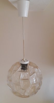 Vintage Ceiling Lamp in Glass, 1970s-HOI-1348334