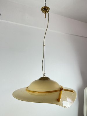 Vintage Ceiling Lamp in Murano Glass, Italy, 1970s-YST-1702201