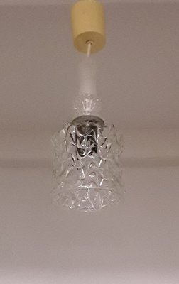 Vintage Ceiling Lamp Made of Clear Glass & Metal Mount-HOI-826020