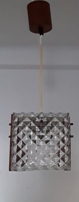 Vintage Ceiling Lamp with Teak Fitting, 1960s-HOI-1032878