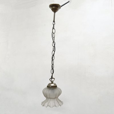 Vintage Ceiling Lamp with Tulip Shaped Lampshade, Spain, 1980s-CQZ-2042945