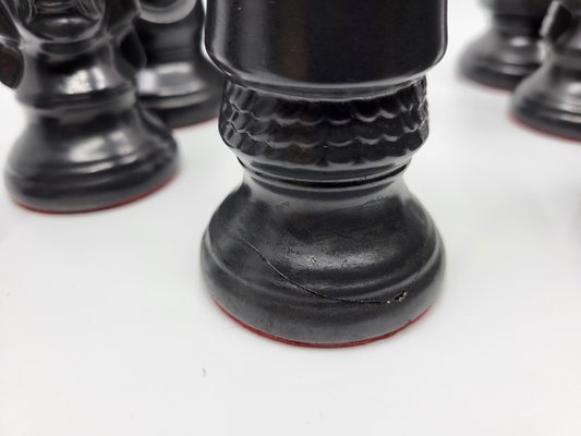 Vintage Ceramic Chess Set, Set of 32-QCI-2020700