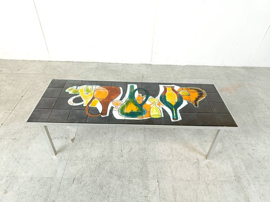 Vintage Ceramic Coffee Table by Denisco, 1960s-IRH-1765310