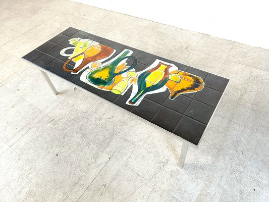 Vintage Ceramic Coffee Table by Denisco, 1960s-IRH-1765310