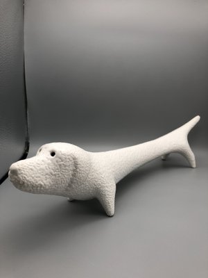 Vintage Ceramic Dog by Roberto Rigon, 1960s-OLY-892891