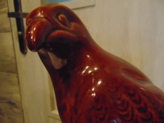 Vintage Ceramic Eagle Figurine, 1970s-CAQ-1093322