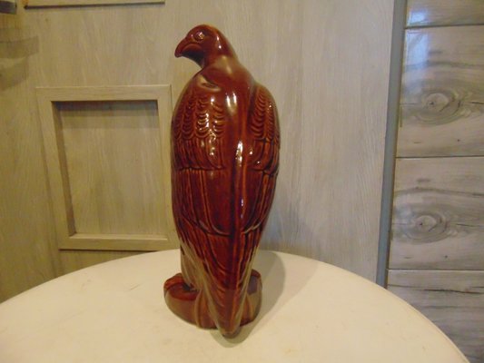 Vintage Ceramic Eagle Figurine, 1970s-CAQ-1093322