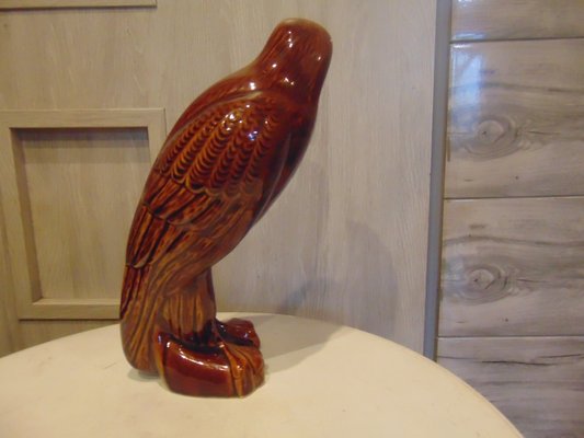 Vintage Ceramic Eagle Figurine, 1970s-CAQ-1093322