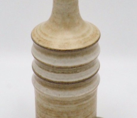 Vintage Ceramic Ecru Table Lamp Base from Søholm, 1960s-SN-1193969