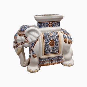 Vintage Ceramic Elephant Plant Table, 1970s-VHW-2028252