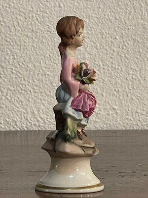 Vintage Ceramic Figure of Child from Capodimonte-PKM-972762