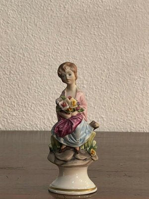 Vintage Ceramic Figure of Child from Capodimonte-PKM-972762