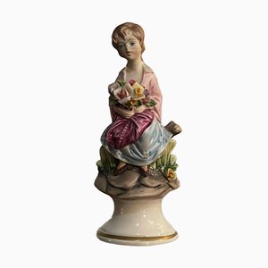 Vintage Ceramic Figure of Child from Capodimonte-PKM-972762