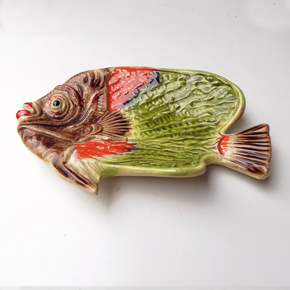 Vintage Ceramic Fish Centerpiece from ARS, 1960s