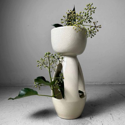 Vintage Ceramic Ikebana Flower Vase, 1980s-DWL-1761837