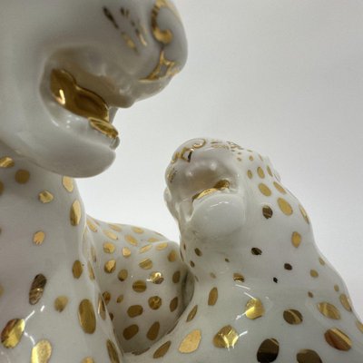 Vintage Ceramic Leopard by Ronzan, Italy, 1970s-BGP-1815773