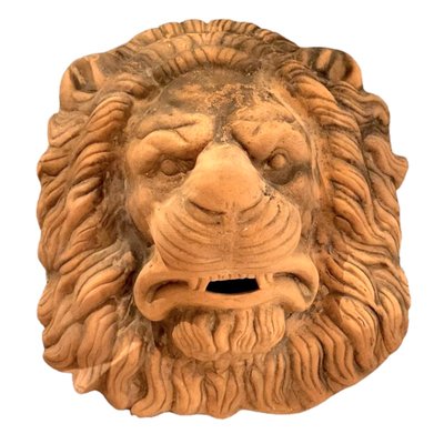 Vintage Ceramic Lion Fountain Sculpture, 1980s-TCS-1819247