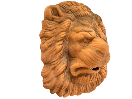 Vintage Ceramic Lion Fountain Sculpture, 1980s-TCS-1819247