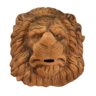 Vintage Ceramic Lion Fountain Sculpture, 1980s-TCS-1819247