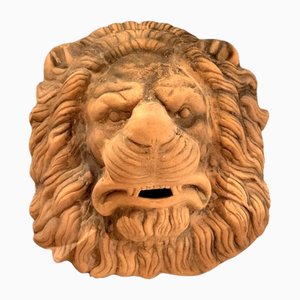 Vintage Ceramic Lion Fountain Sculpture, 1980s-TCS-1819247