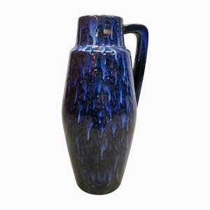 Vintage Ceramic Majestic Blue Lava Vase from Vaas Scheurich-BW-1172666