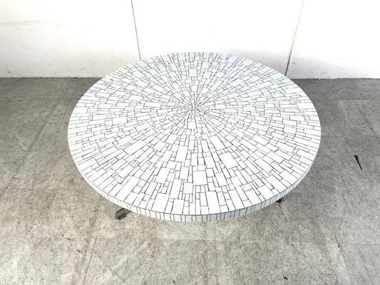 Vintage Ceramic Mosaic Coffee Table attributed to Heins Lilienthal, 1960s-IRH-1711131