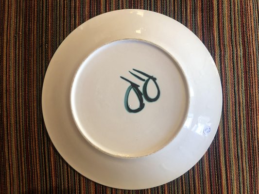 Vintage Ceramic Plate by Picault-TEP-1234780