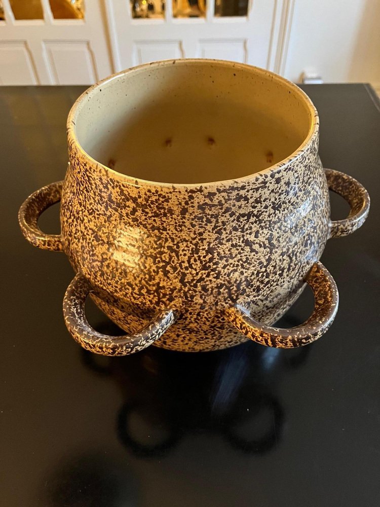 Vintage Ceramic Pot from les potiers de l'abbaye