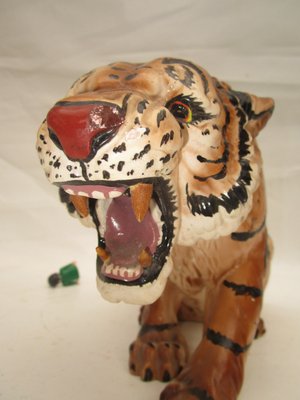 Vintage Ceramic Tiger Tableware, 1960s-ZVO-862400