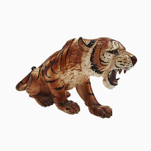 Vintage Ceramic Tiger Tableware, 1960s-ZVO-862400