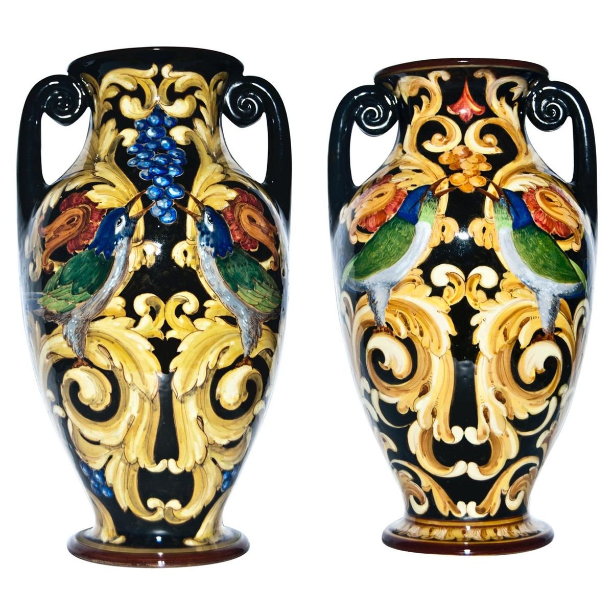 Vintage Ceramic Vases from Renato Bassanelli, Italy, 1924, Set of 2