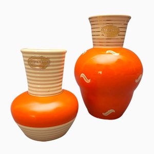 Vintage Ceramic Vases from Rometti Umbertide, 1950s, Set of 2-PWG-2021486