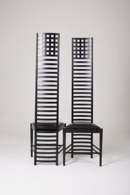 Vintage Chair by Charles Rennie Mackintosh, 1970s-QAC-2034817