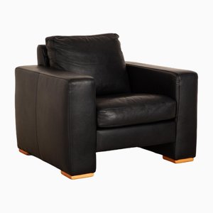 Vintage Chair in Black Leather from Lederland-RQW-2016723