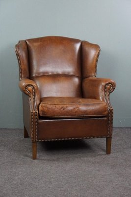 Vintage Chair in Sheep Leather-HPP-1764176