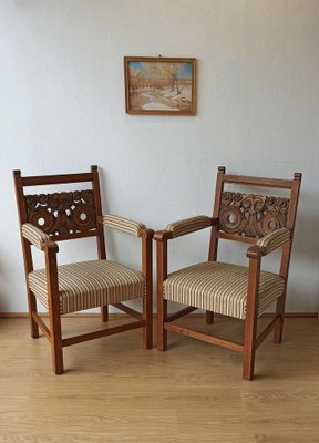 Vintage Chairs, 1950s, Set of 2-ZEF-1735297