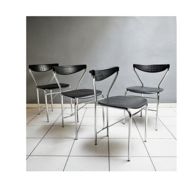 Vintage Chairs by Citterio Cucine, 1980s, Set of 4-YMJ-1289994