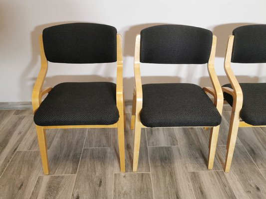 Vintage Chairs by Ludvik Volak, 1960s, Set of 4-QJA-1765591