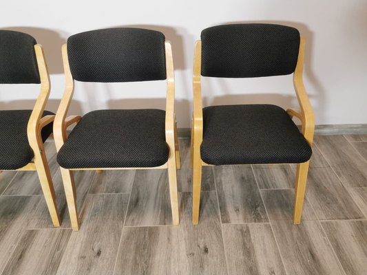 Vintage Chairs by Ludvik Volak, 1960s, Set of 4-QJA-1765591